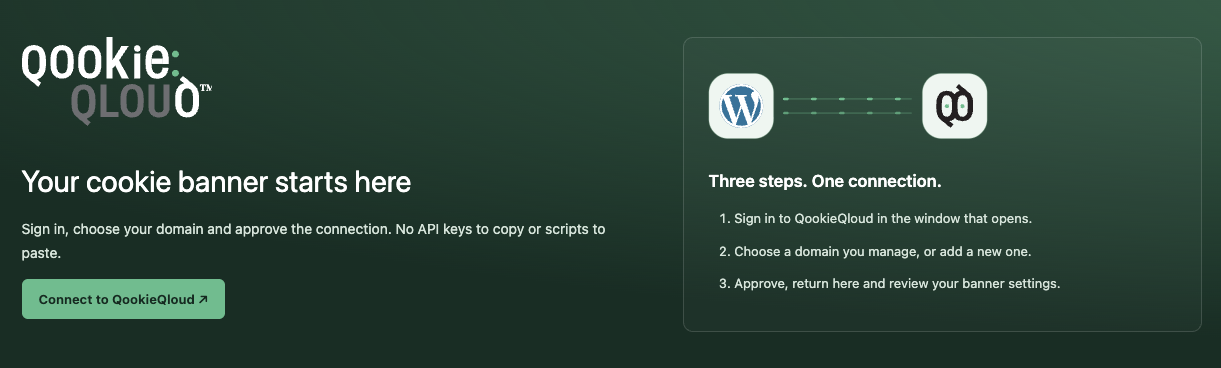 WordPress-Verbindungsstart